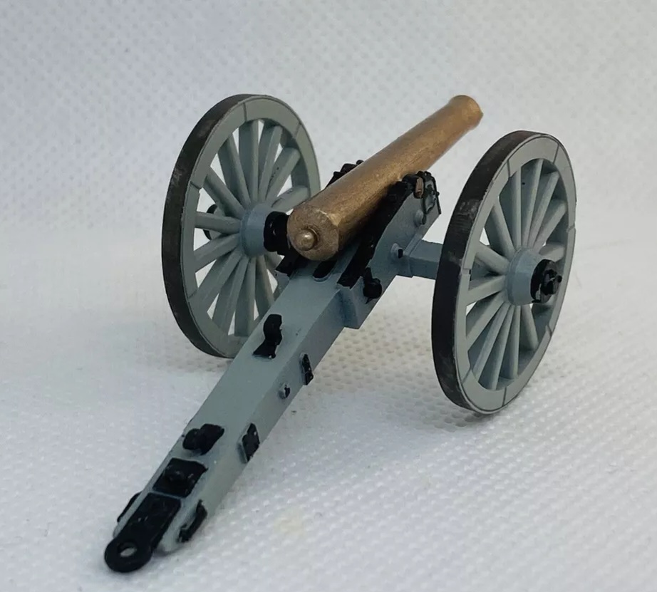 M1857 12 Pounder Napoleon Cannon ACW 28mm (1/56) Scale Plastic Model Kit